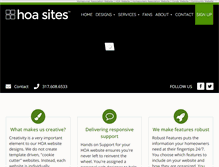 Tablet Screenshot of hoa-sites.com